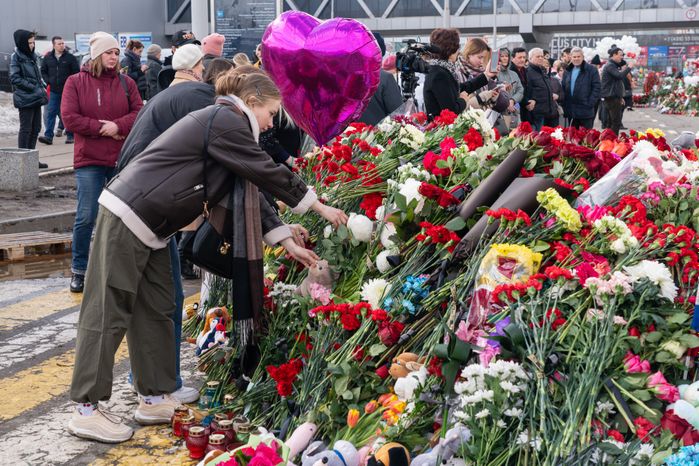 Мемориал памяти погибших в «Крокус Сити Холле» в Красногорске