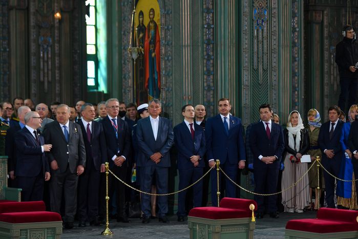 Торжественная церемония освящения Главного храма Вооружённых Сил Российской Федерации