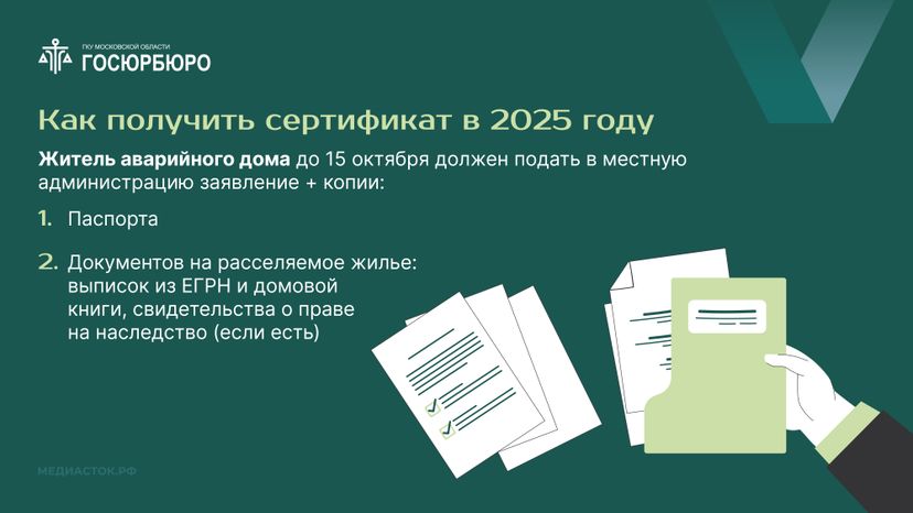 Выдача сертификатов на переезд из аварийного жилья в Московской области горизонталь 04