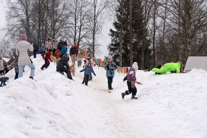 Масленица в парке "Захарово". Одинцовский округ