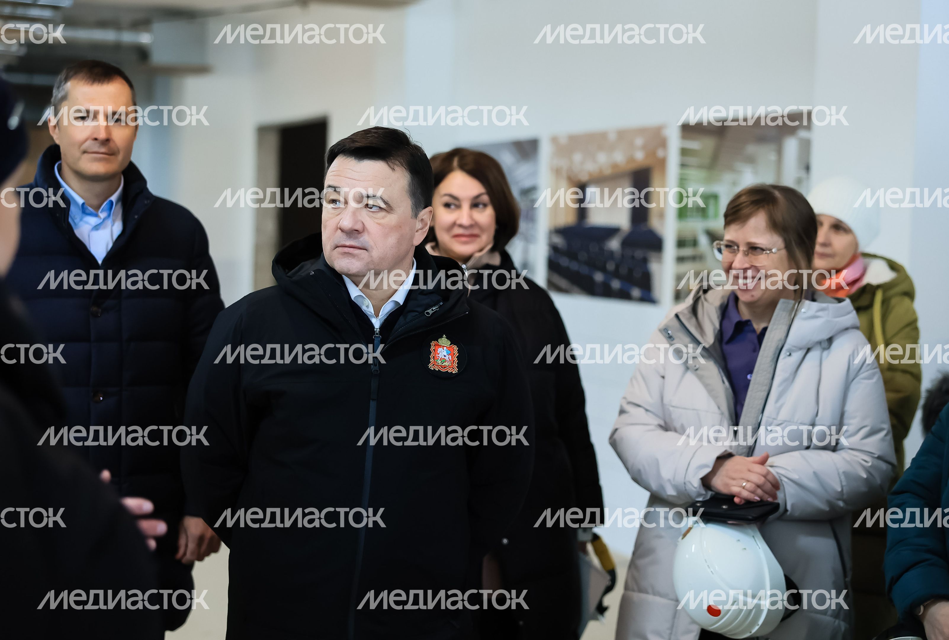 Проверка губернатором строительства школы в Люберцах