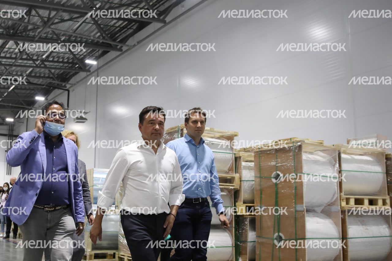 Встреча Губернатора Подмосковья с управляющим директором «Uflex Group» Ашоком Чатурведи