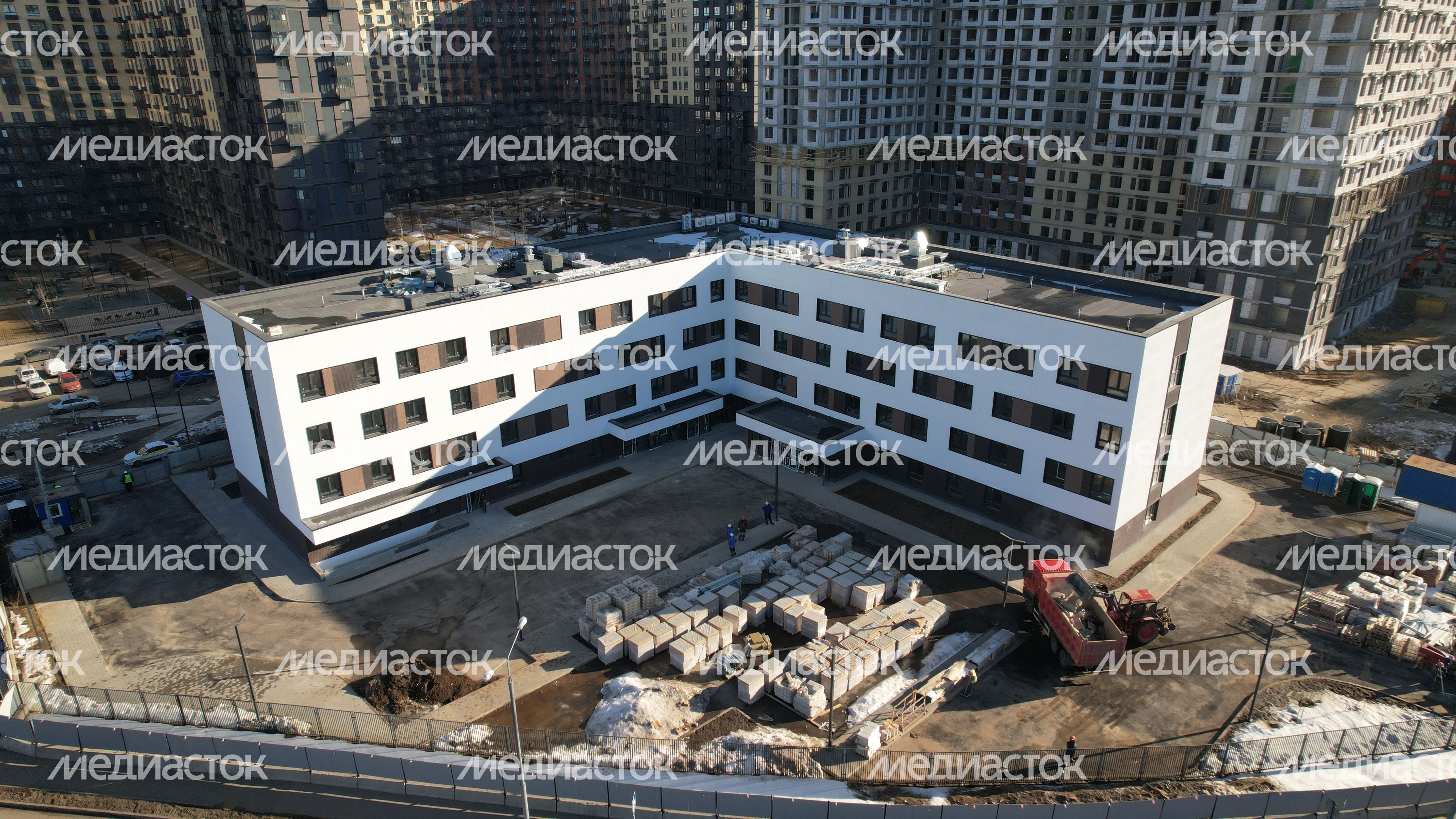 Строительство поликлиники на 540 посещений в смену в ЖК "Томилино парк"