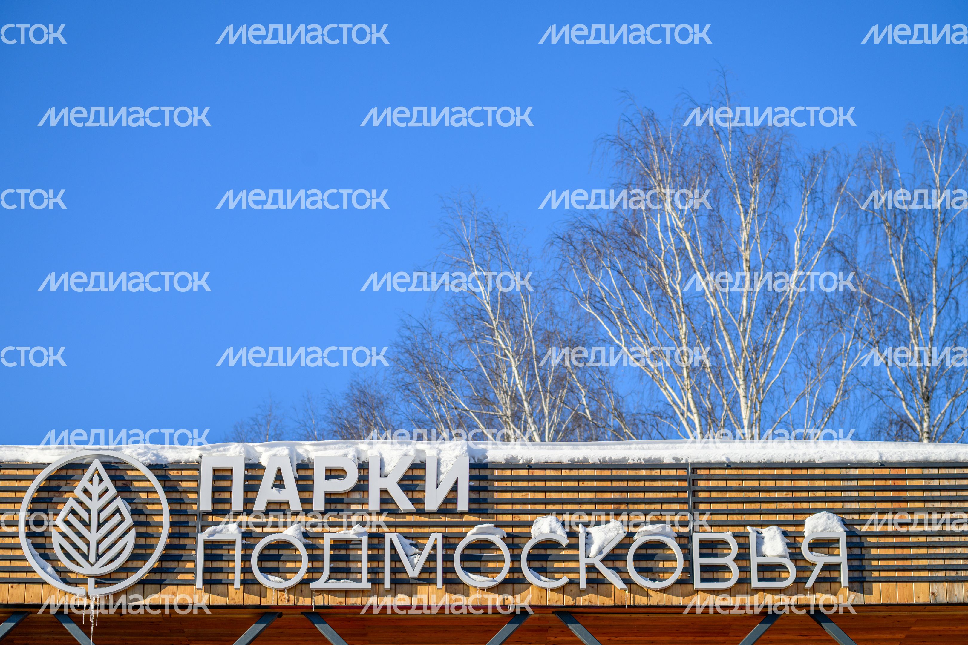 Парк «Меленки» в Павловском Посаде зимой Парк «Меленки» в Павловском Посаде зимой