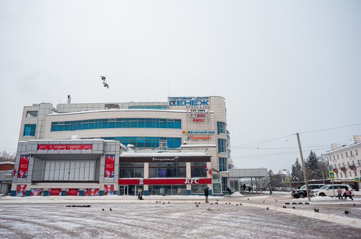 Зимние виды города Солнечногорск
