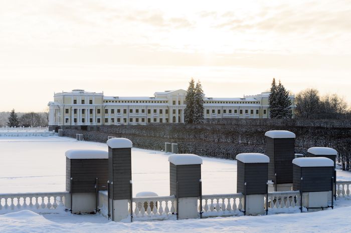 Красногорск. Усадьба «Архангельское». Зима