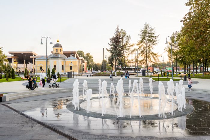 Бронницы. Площадь имени Тимофеева