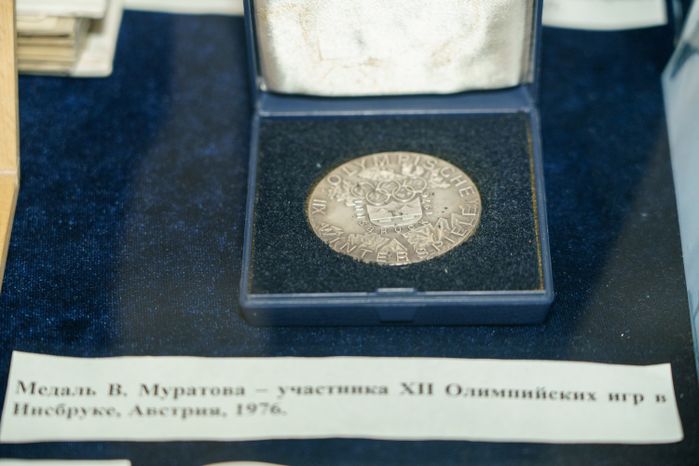 Выставка о развитии конькобежного спорта в Конькобежном центре «Коломна»