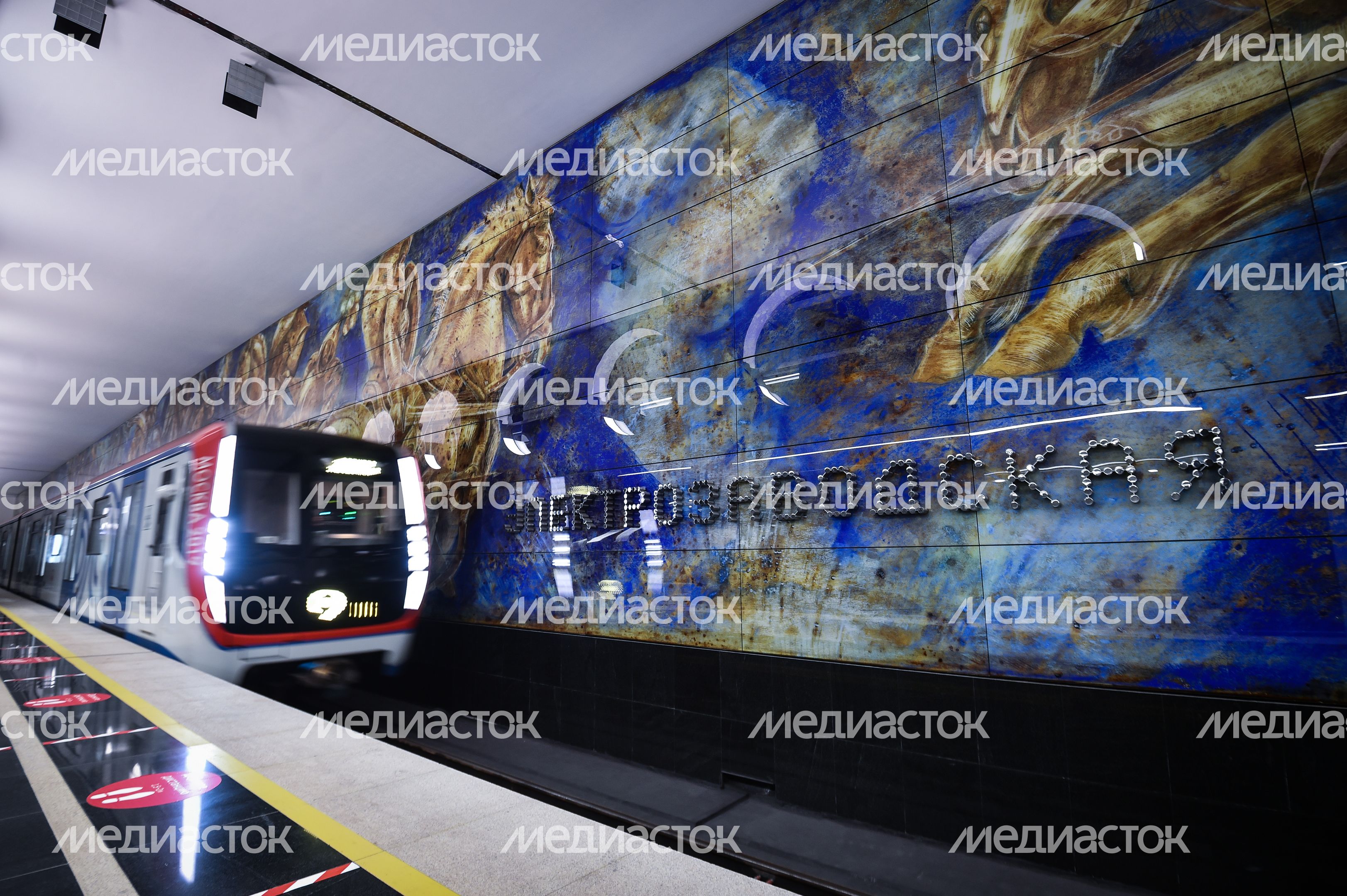 Открытие станции «Электрозаводская» Большой кольцевой линии метро