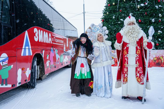 Культурно-туристический проект «Новогодний автобус» в Люберцах
