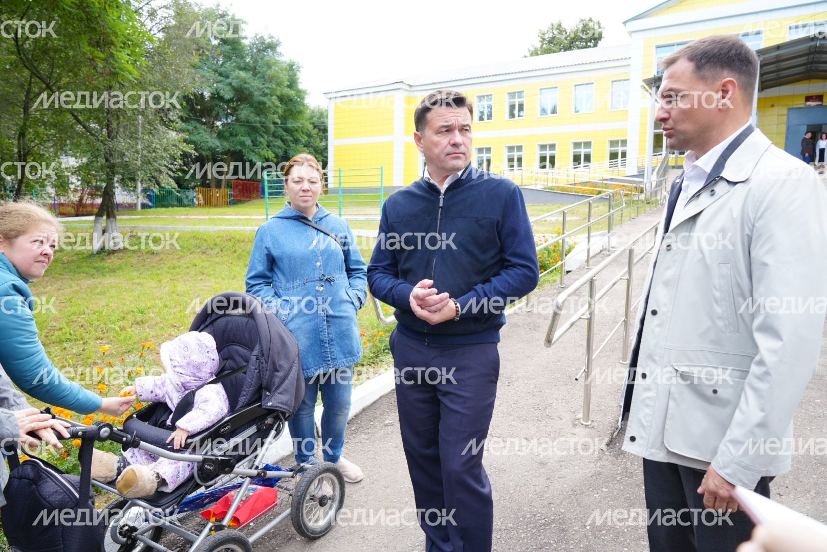 Проверка работы школы №3 в Кашире Губернатором Подмосковья