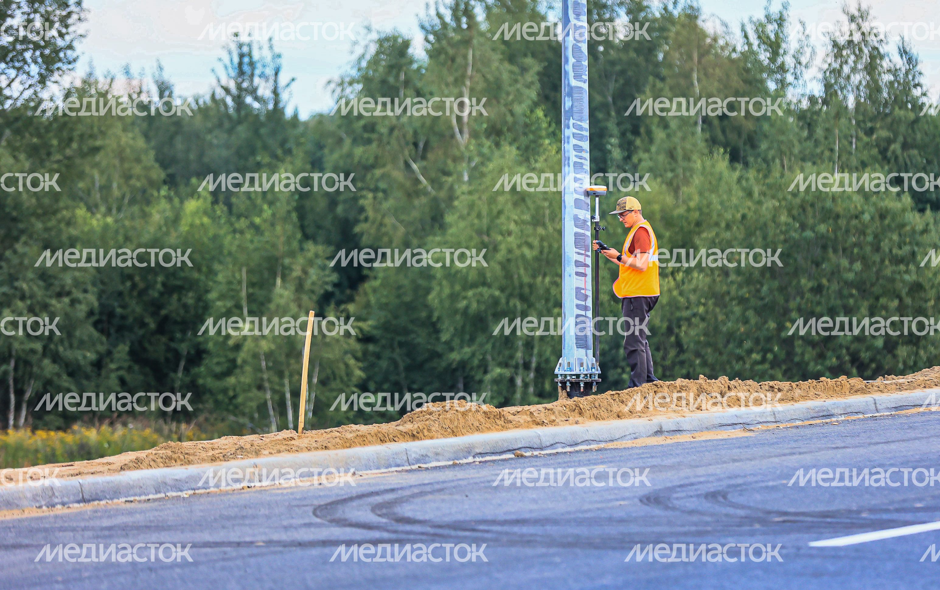 Проверка хода строительства подмосковного участка М-12 «Москва-Казань» Губернатором Подмосковья