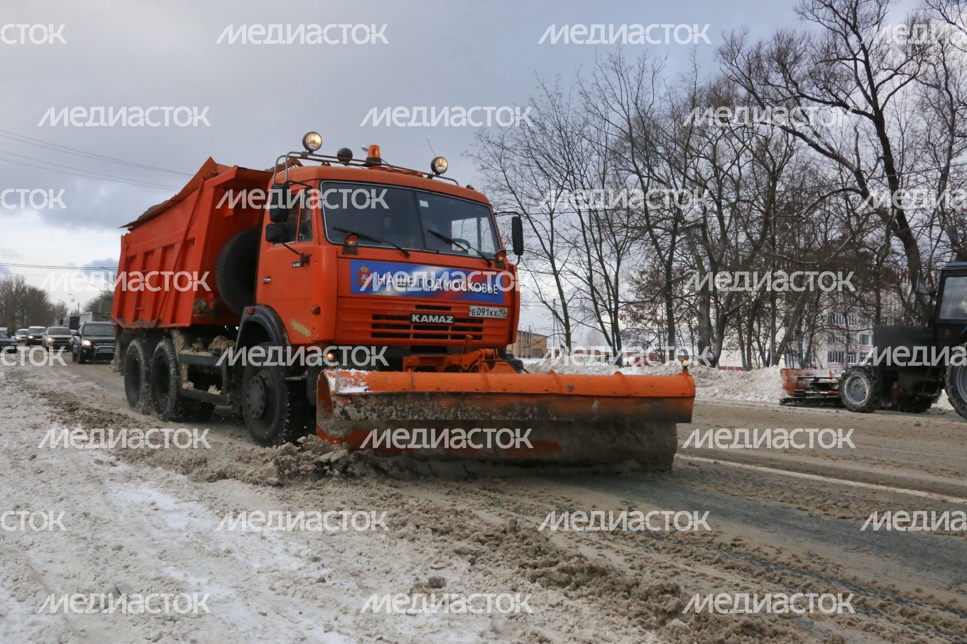 Уборка снега в Кашире