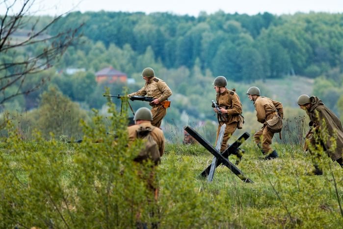XIX Военно-исторический фестиваль "Огненная дуга" в Ступино