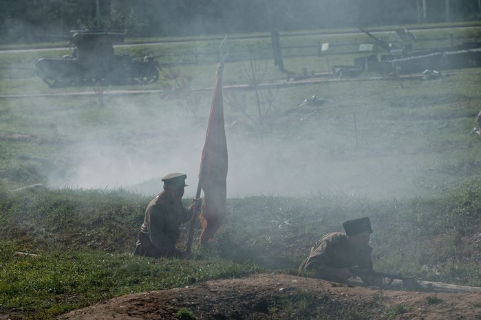 Военно-историческая реконструкция «Огненная дуга» в Одинцовском округе, посвященная Курской битве