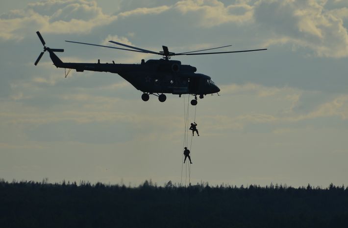 Международный военно-технический форум «Армия-2015». Динамический показ
