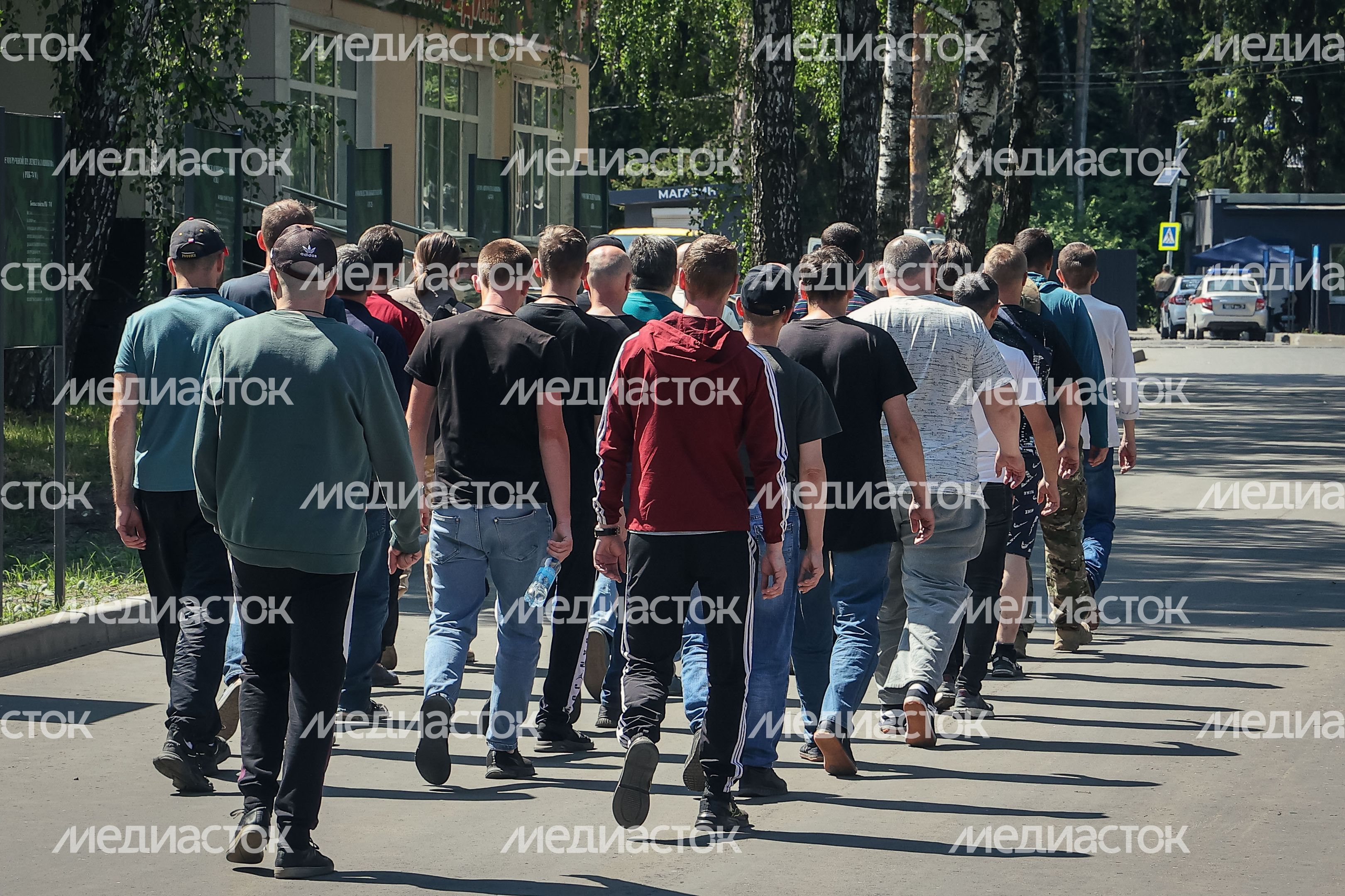 Работа Московского областного пункта отбора на военную службу по контракту в Балашихе
