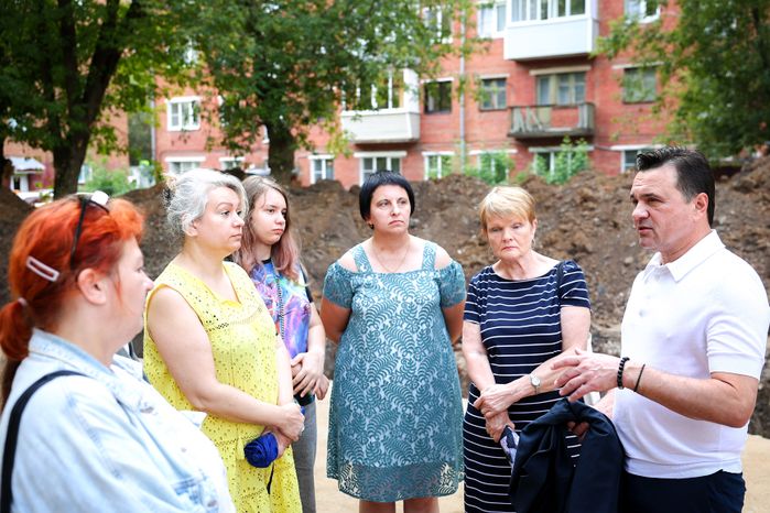 Андрей Воробьев проверил ход реконструкции котельной в подольском микрорайоне Шепчинки