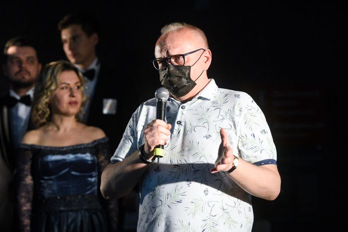 Выступление артистов музыкального театра «Геликон-опера» на Ленинградском вокзале в Москве