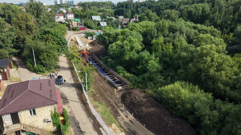 Реконструкция коллектора от главной канализационной насосной станции Видного до МКАД