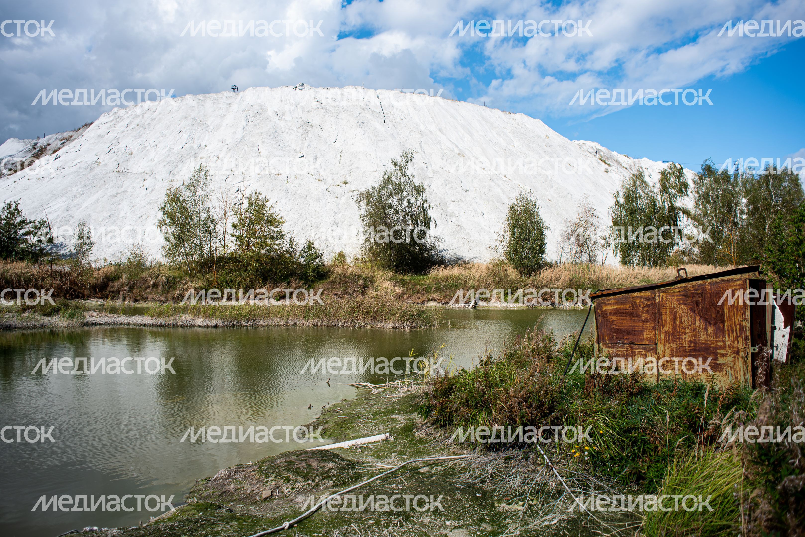 Белая гора в городе Воскресенск
