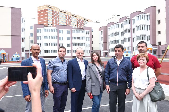 Встреча Губернатора Андрея Воробьева и дольщиков ЖК «Пушкарь» в Пушкинском горокруге