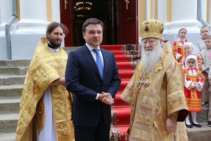 Губернатор Подмосковья Андрей Воробьев посетил Зарайск