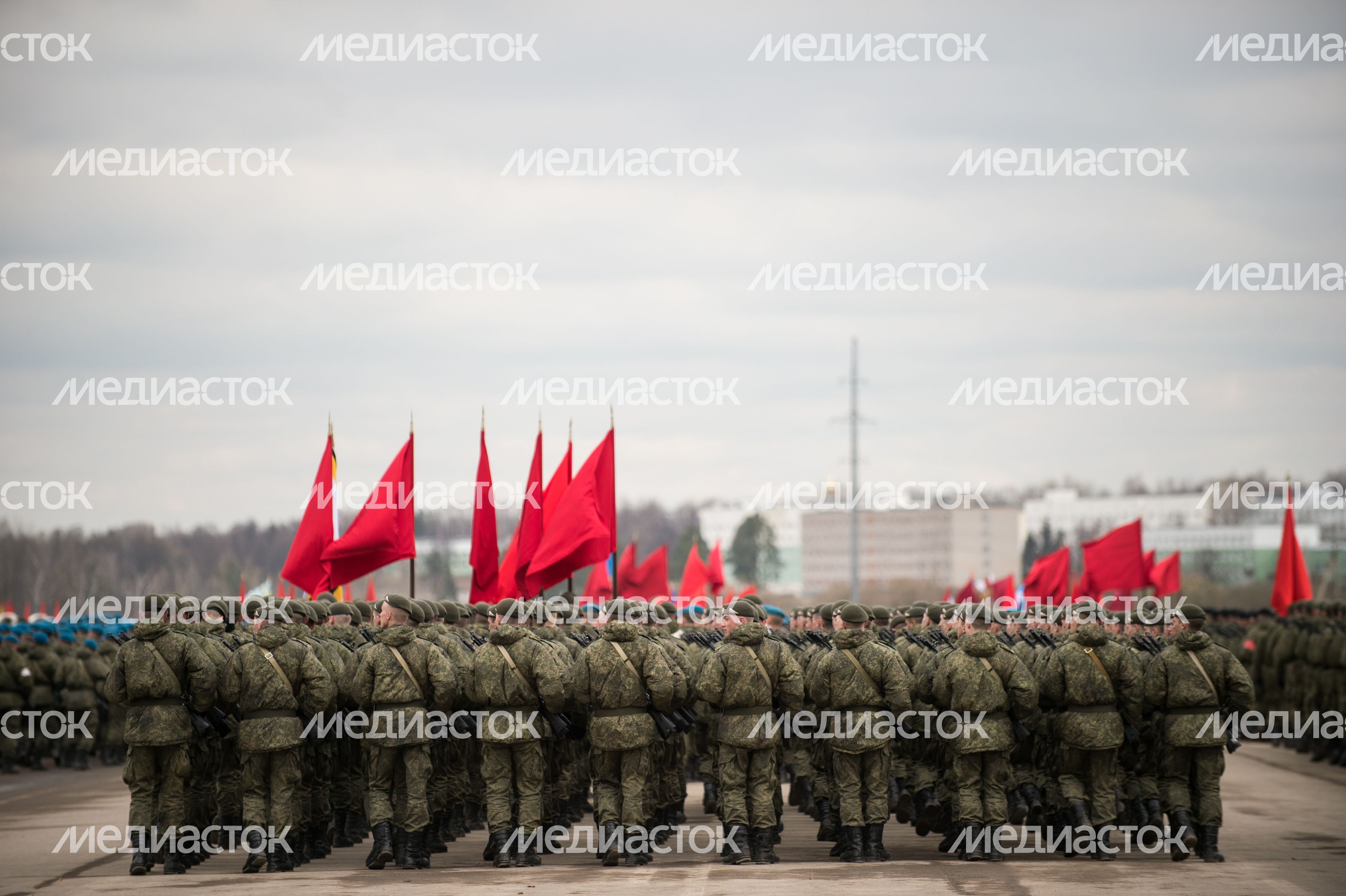 Репетиция Парада Победы в Алабино