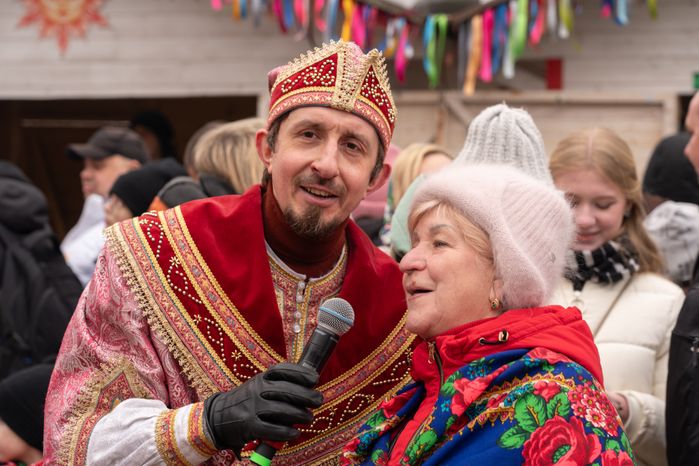 Масленица в парке "Захарово". Одинцовский округ