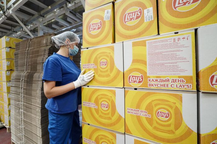 Производство чипсов Lay’s на заводе PepsiCo в Кашире