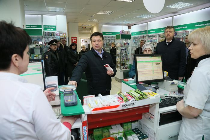 А. Воробьев посетил с рабочим визитом Павлово-Посадский район