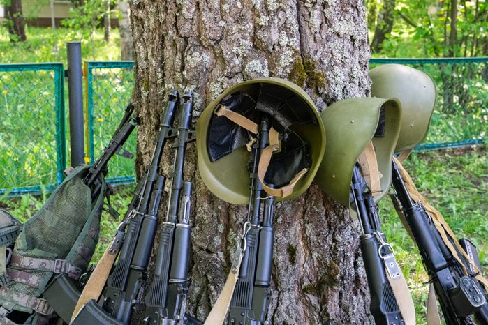 Военно-техническая игра "Арт-дуэль-2024" на аэродроме Волосово