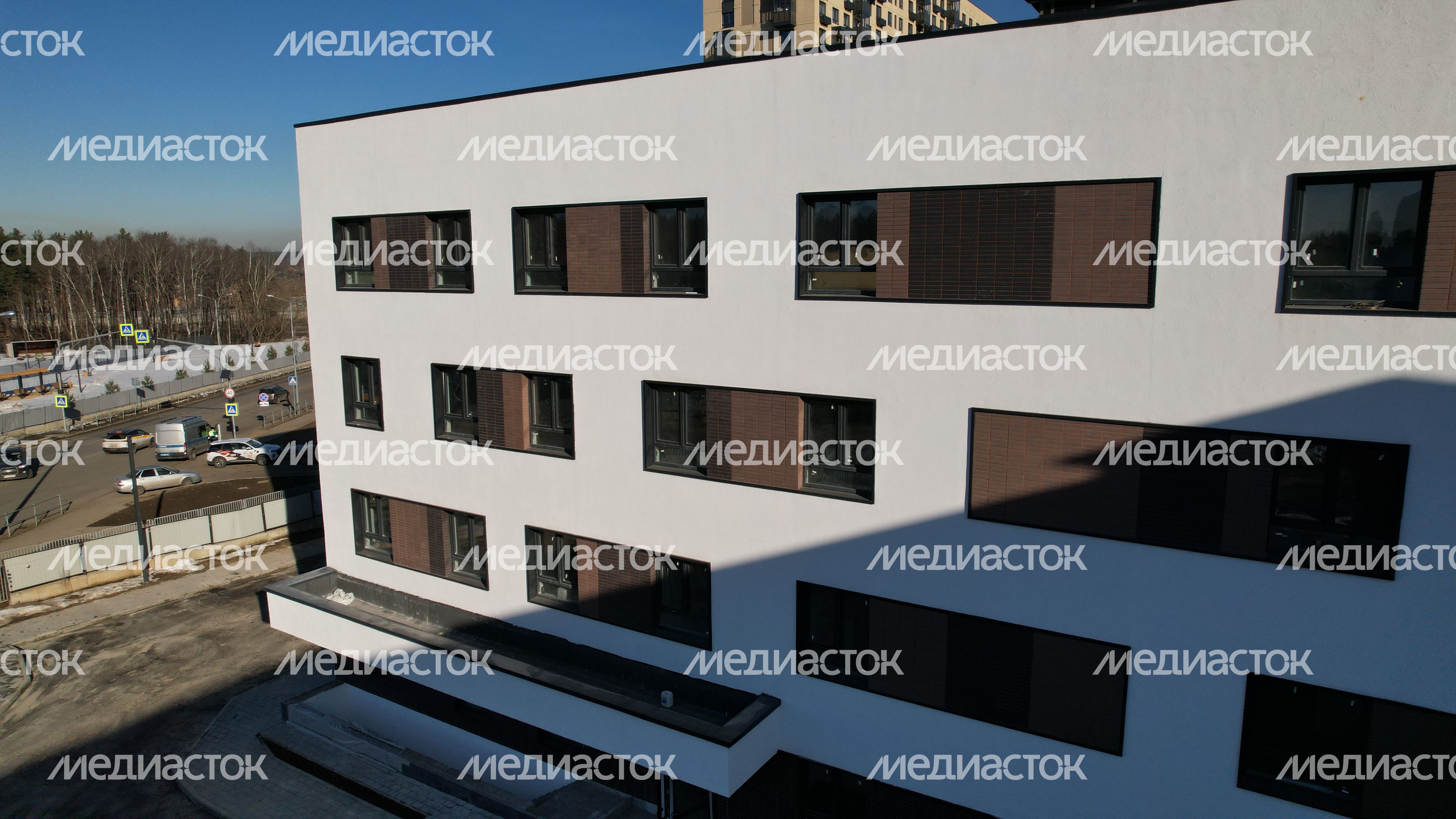 Строительство поликлиники на 540 посещений в смену в ЖК "Томилино парк" Строительство поликлиники на 540 посещений в смену в ЖК "Томилино парк"