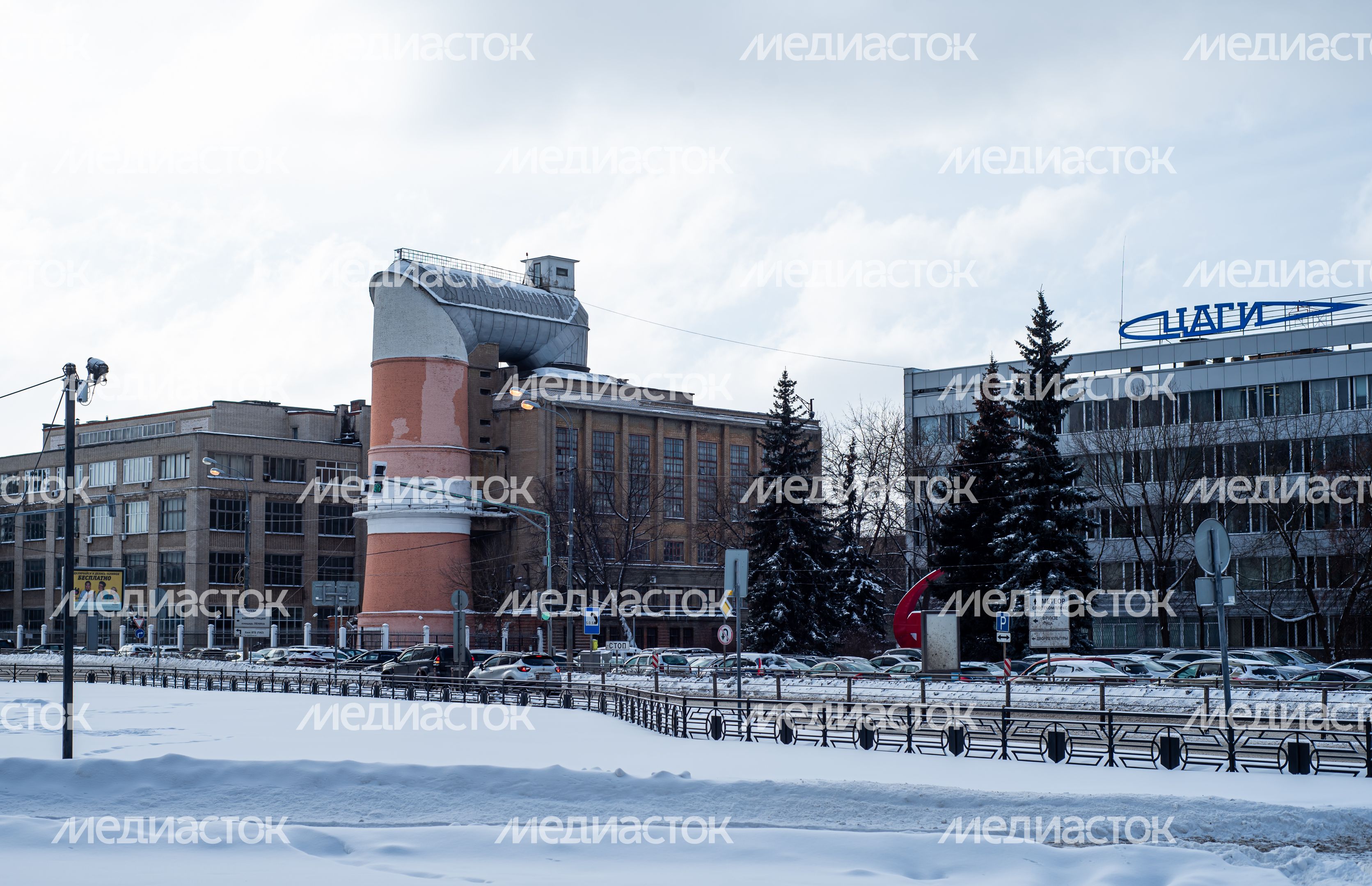 Зимние виды города Жуковский