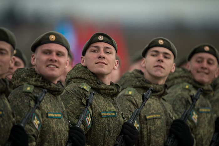 Репетиция Парада Победы в Алабино