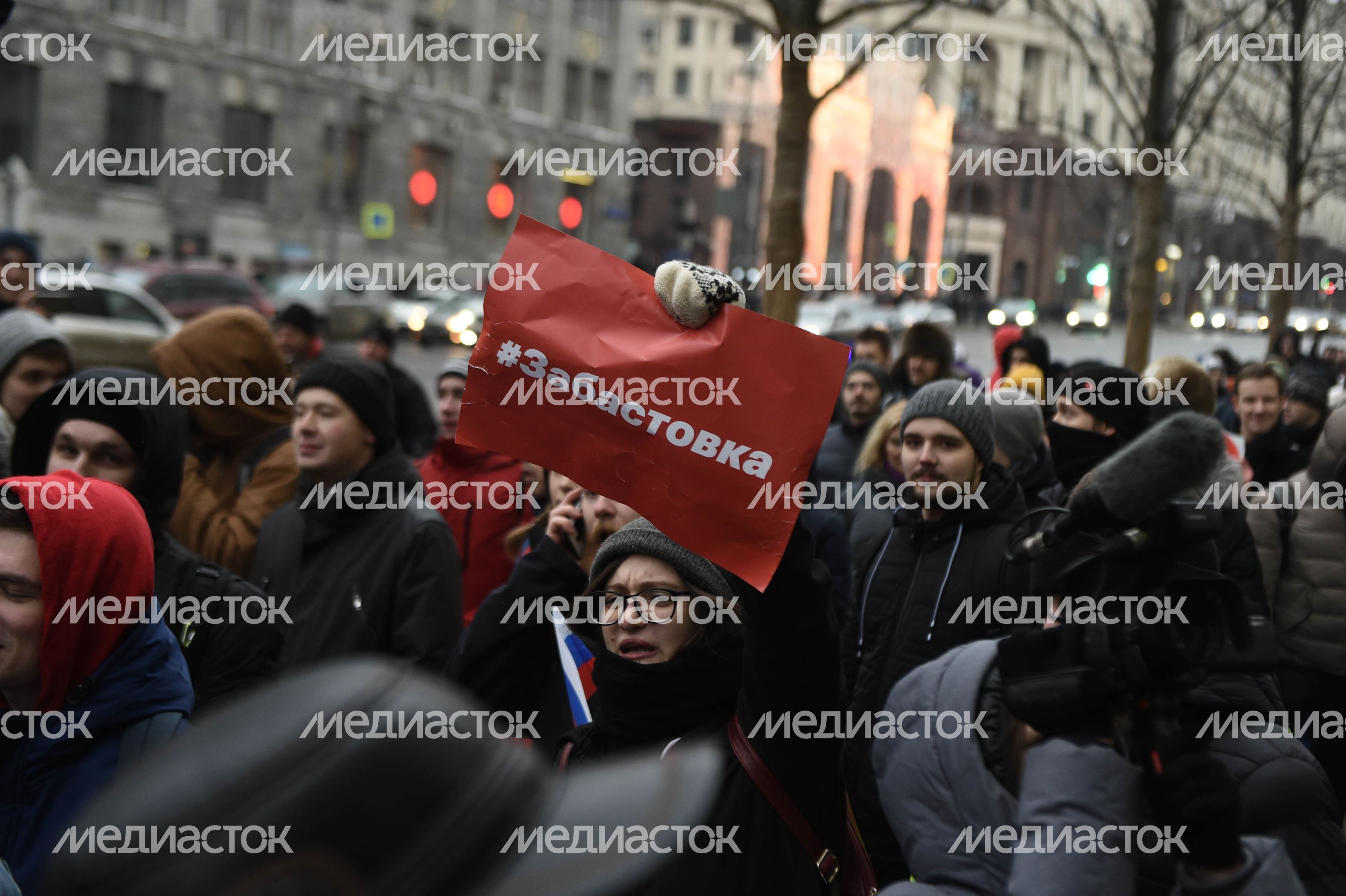Несанкционированная акция в Москве, 28.01.2018 Несанкционированная акция в Москве, 28.01.2018