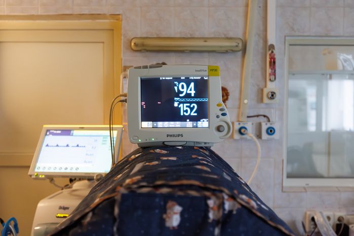 Палата интенсивной терапии для недоношенных детей в Московском областном центре охраны материнства и детства в Люберцах