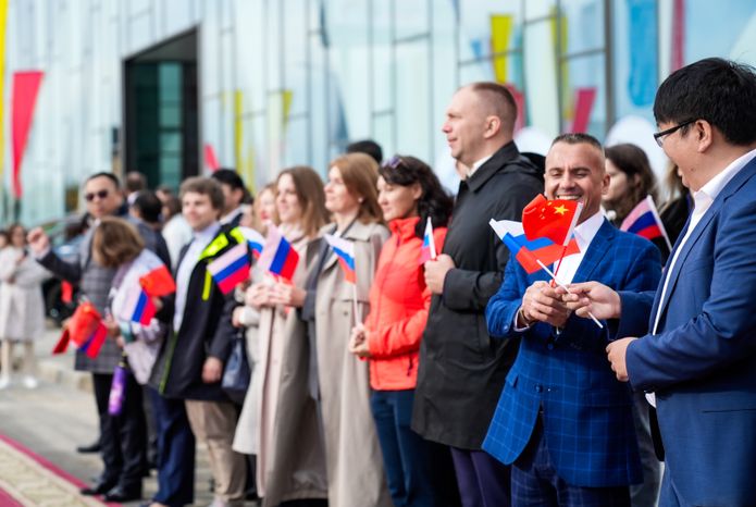Открытие ТВК автомобилей и техники бизнес-парка "Гринвуд" в Красногорске