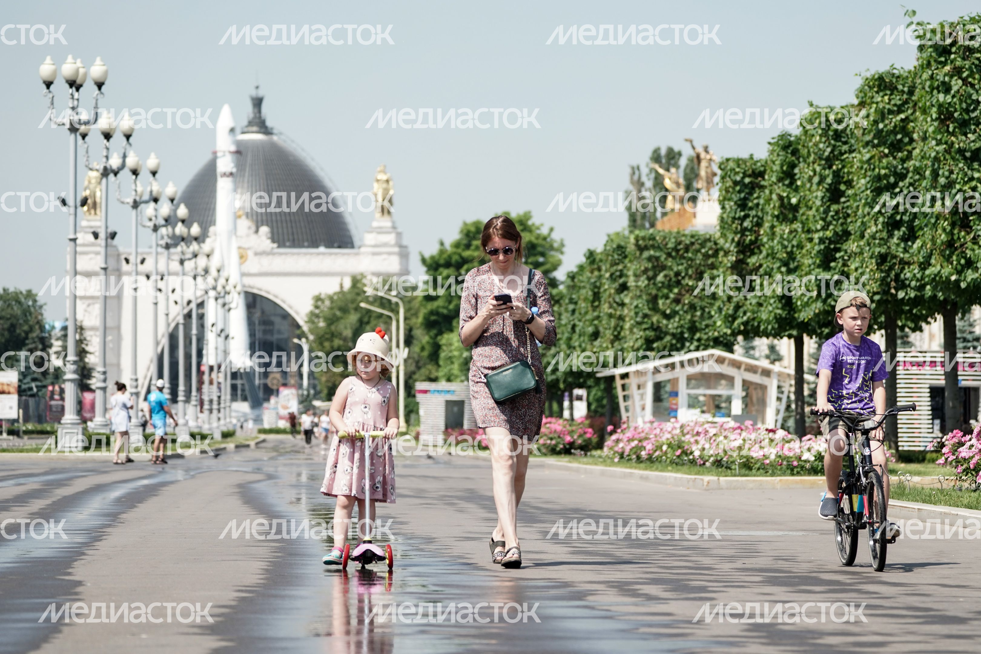 Аномальная жара в Москве