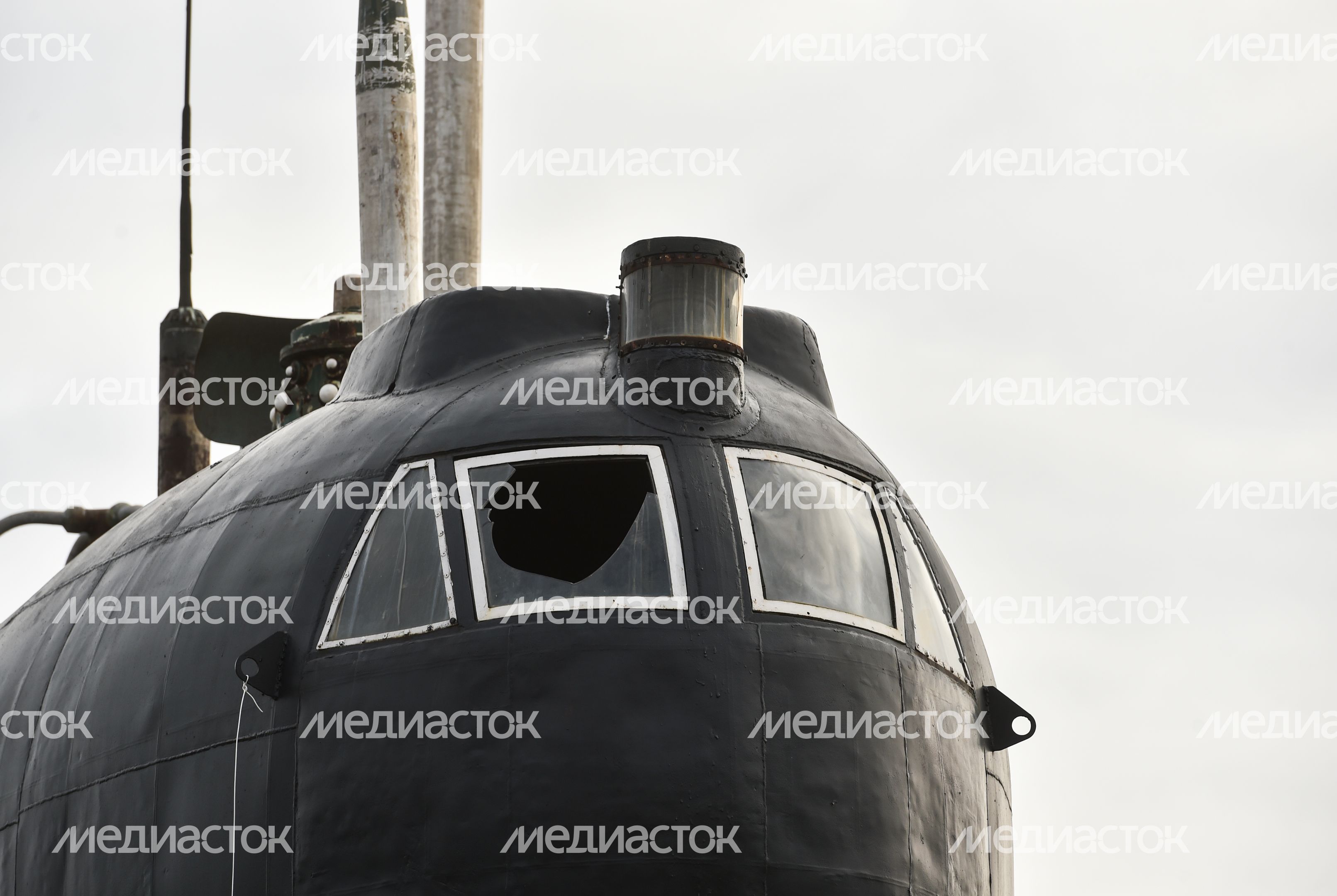 Памятник подводной лодке К-19 и виды села Никульское