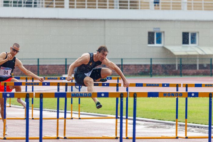 Бег с препятствиями на Чемпионате Московской области по легкой атлетике в Жуковском