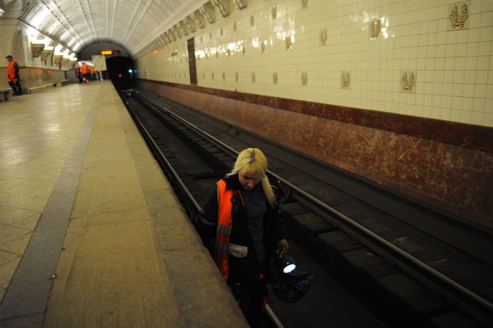 Совместные учения МЧС и Московского метрополитена