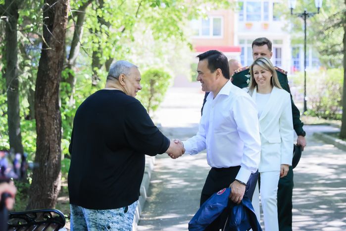 Встреча Губернатора с ранеными в реабилитационном центре «Ясенки»