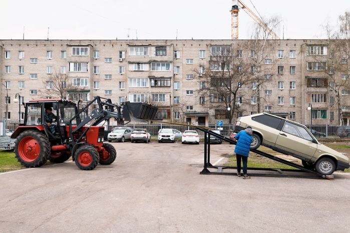 Контрольная тренировка Русского Халка для подготовки к мировому рекорду в Люберцах