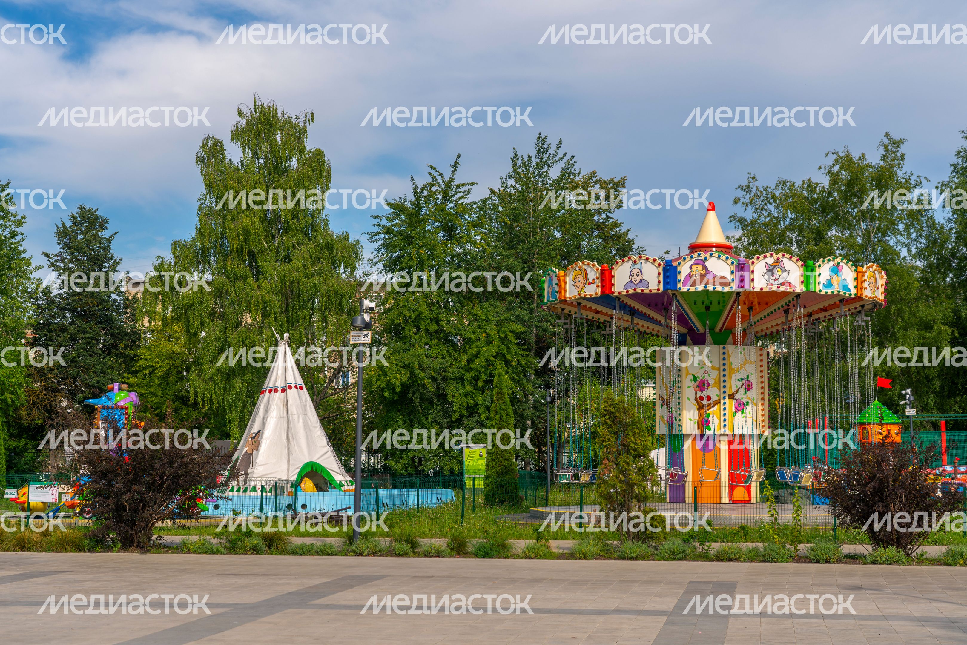 Парк "Питомник" в Серпухове открылся после реконструкции