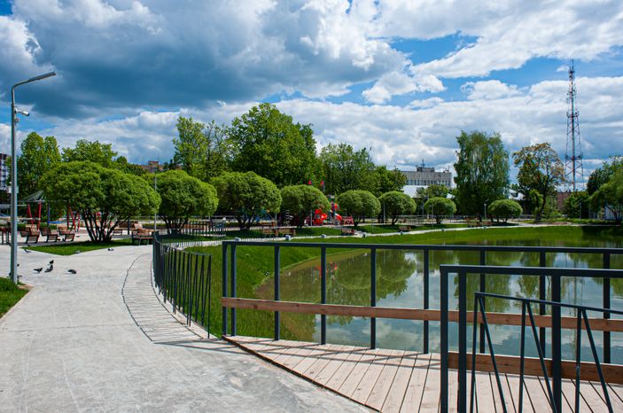 Весенние виды города Руза