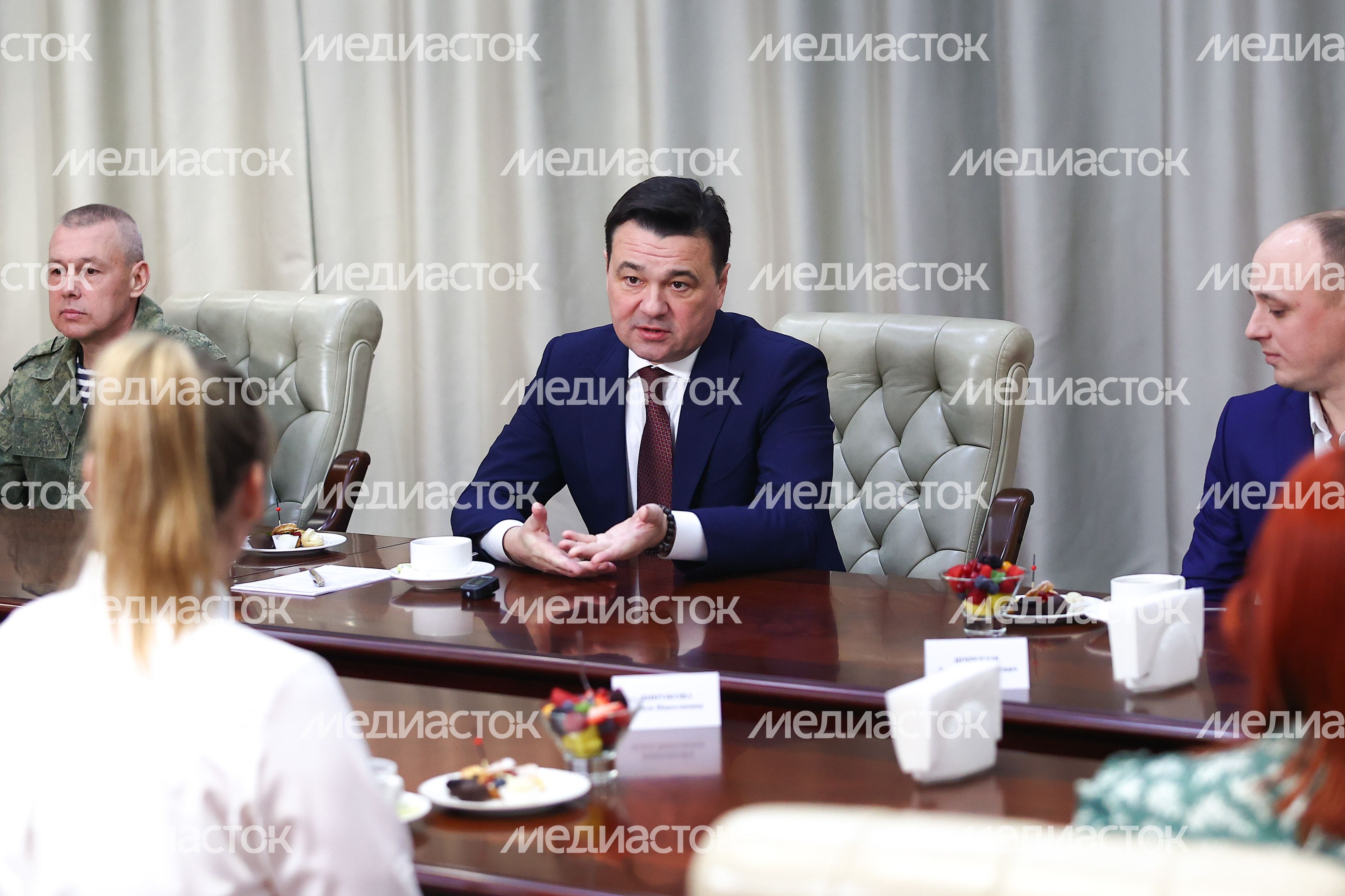 Вручение губернатором Подмосковья государственных наград участникам СВО
