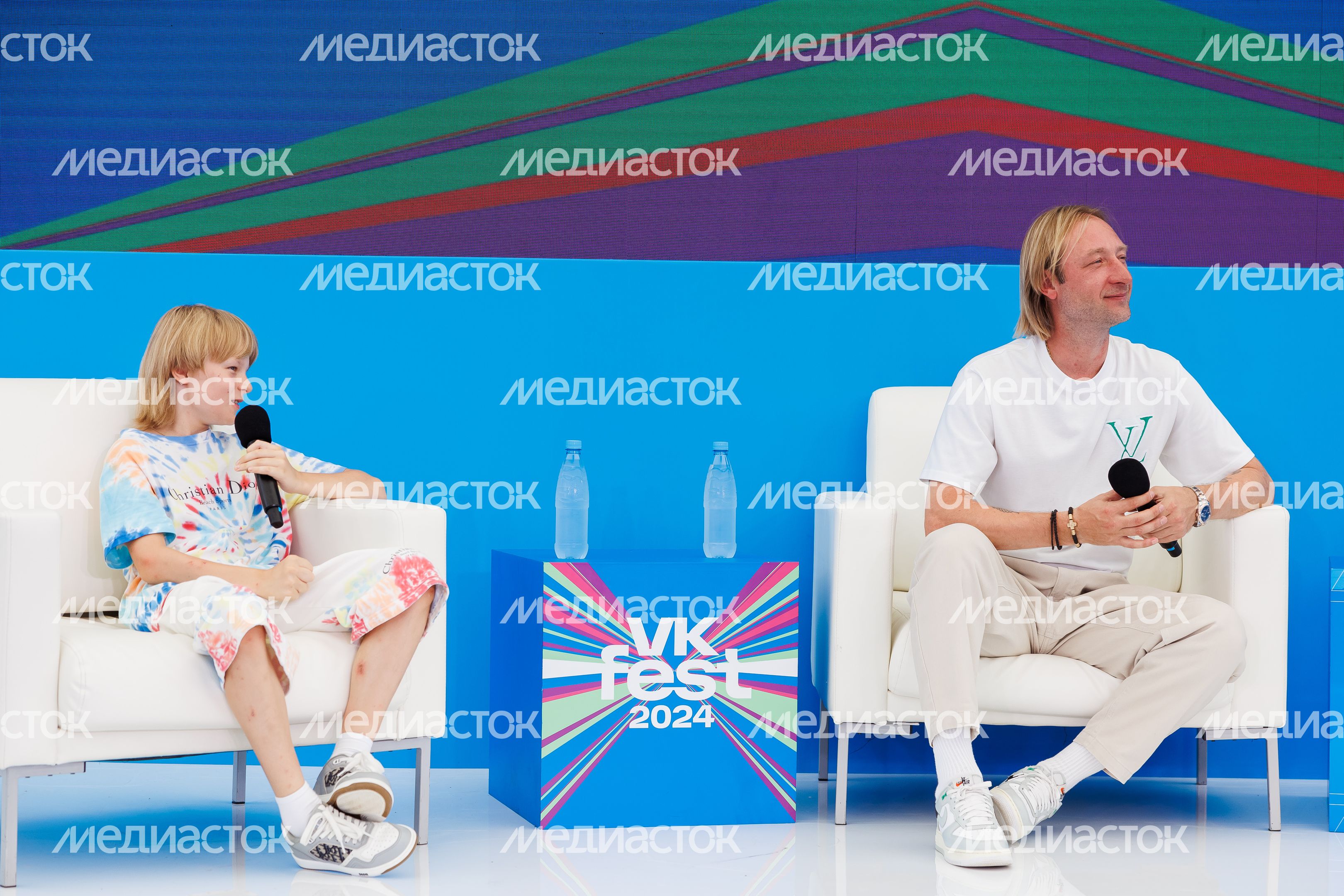 Фигурист Евгений Плющенко на VK Fest -2024 в московских "Лужниках" Фигурист Евгений Плющенко на VK Fest -2024 в московских "Лужниках"