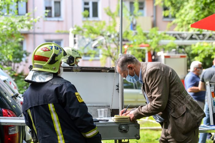 Кадры с места взрыва в доме на улице Проходчиков в Москве
