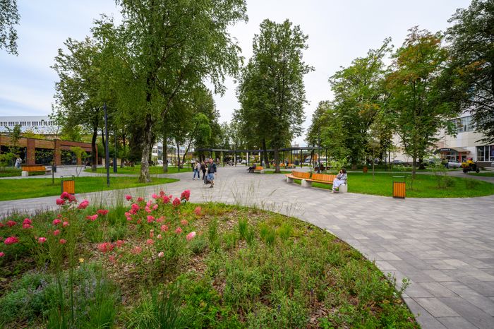 Сквер Карла Маркса в Ногинске Богородского округа